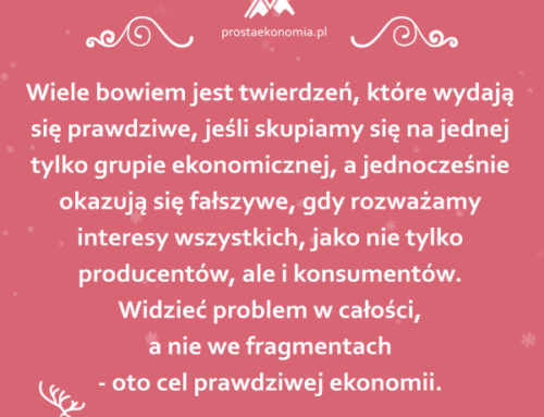 Cel prawdziwej ekonomii